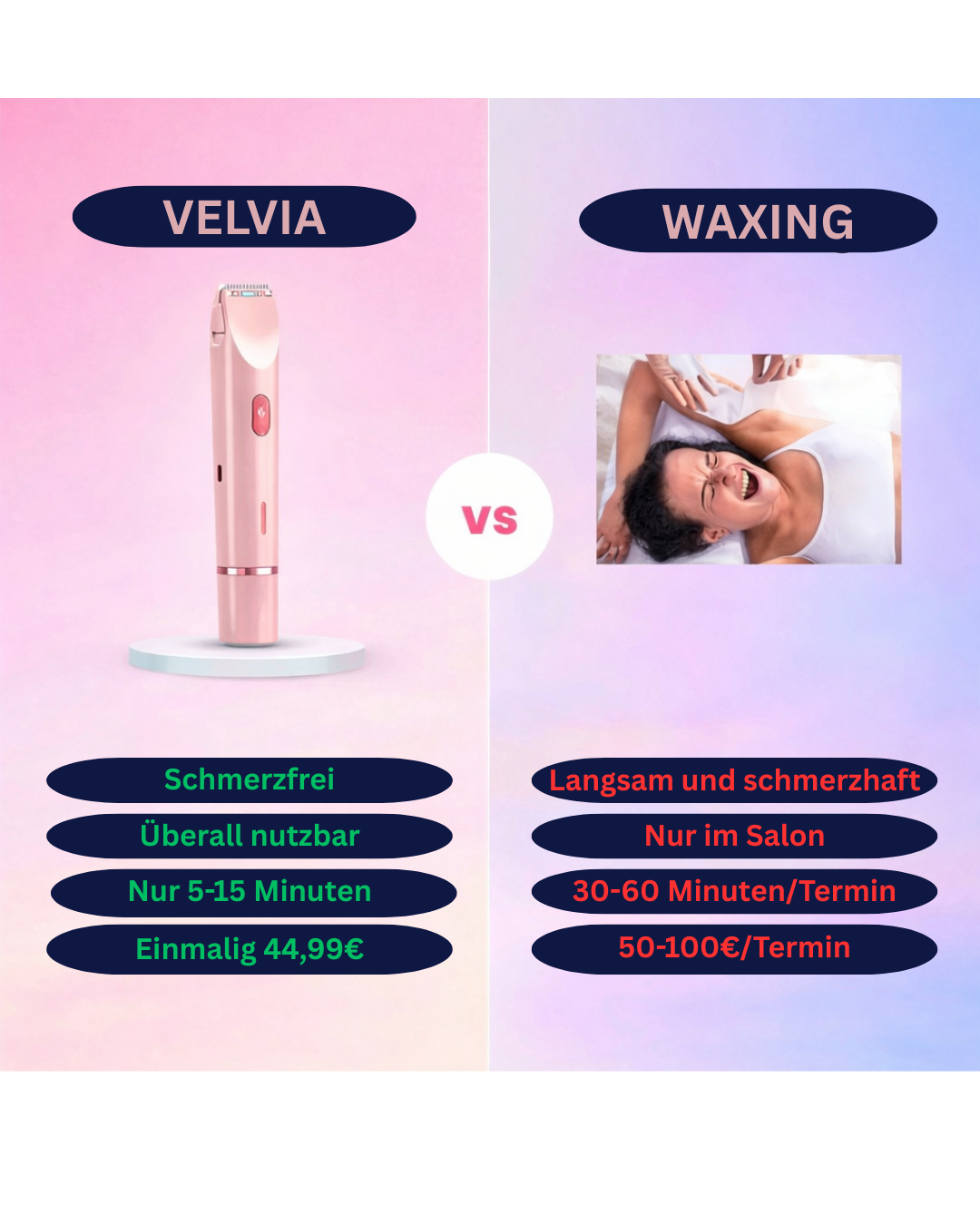 VELVIA™ 2-in-1 Bikini-Trimmer